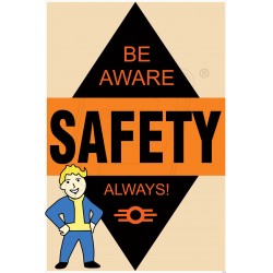 Be aware safety always