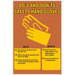 Do's and don't s safety hand gloves