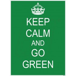 Keep clam and go green