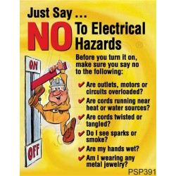 No to electrical hazards