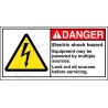 Electric shock hazard