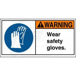 Wear safety gloves