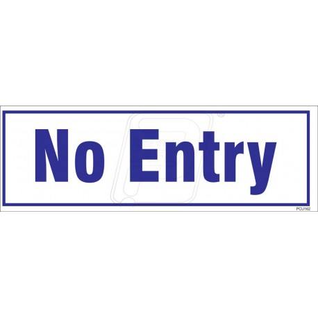 No entry