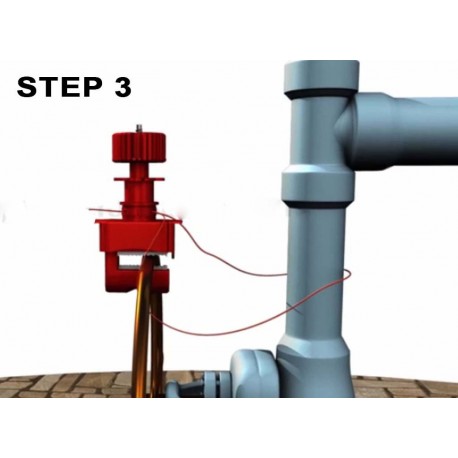 Universal valve lockout with insulated cable | Protector FireSafety