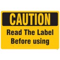 Read the label before using