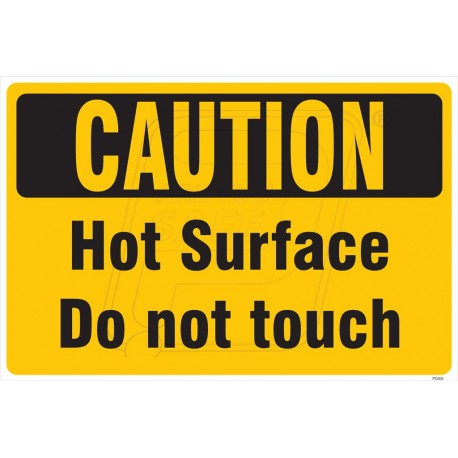 Hot surface do not touch