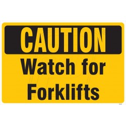 Watch for forklifts