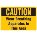 Wear breathing apparatus in this area 