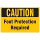 Foot protection required 