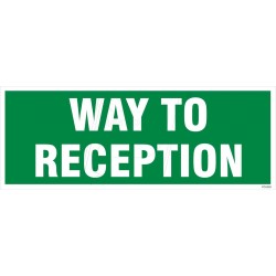 Way to reception area