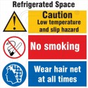 Refrigerated space identification