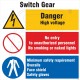 Switch gear space identification