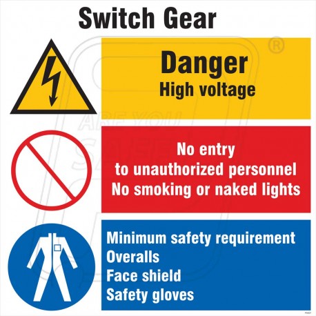 Switch gear space identification