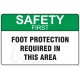 Foot protection required in this area