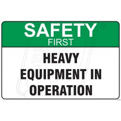 Heavy equipment in operation