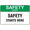 Safety starts here