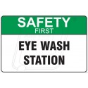 Eye wash station
