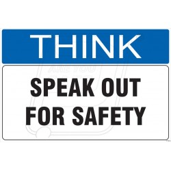 Speak out for safety