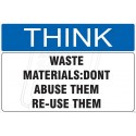 Don't waste material