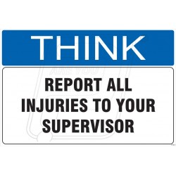 Report all industries to your supervisor