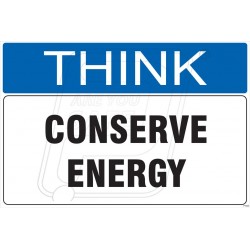 Conserve energy