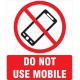 Do not use Mobile 