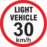 Light vehicle speed limit