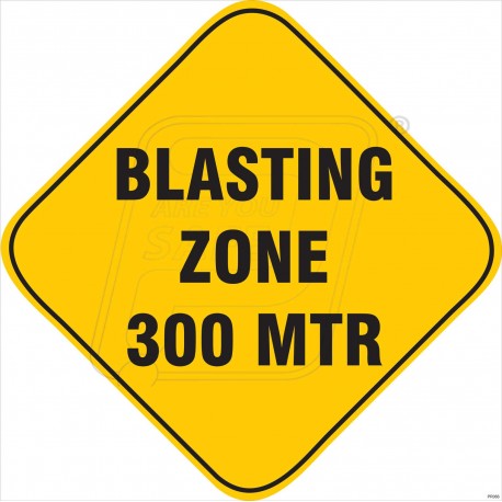 Blasting zone