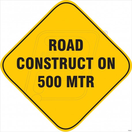 Road construction on 500 mtr