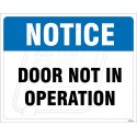 Door Not In Operation