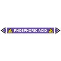 Pipe Marking Sticker - Phosphoric Acid