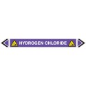 Pipe Marking Sticker - Hydrogen chloride