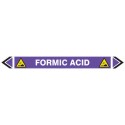 Pipe Marking Sticker -Formic Acid
