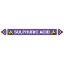 Pipe Marking Sticker -Sulphuric Acid