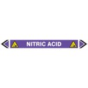 Pipe Marking Sticker -Nitric Acid