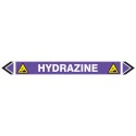 Pipe Marking Sticker -Hydrazine
