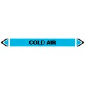 Pipe Marking Sticker -Cold Air