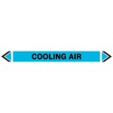 Pipe Marking Sticker -Coooling Air