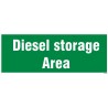Diesel storage area