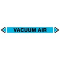 Pipe Marking Sticker -Vacuum Air 