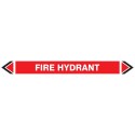  Pipe Marking Sticker- Fire Hydrant
