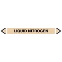  Pipe Marking Sticker- Liquid Nitrogen 