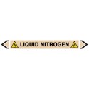  Pipe Marking Sticker-Liquid Nitrogen