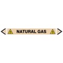  Pipe Marking Sticker-Natural Gas