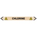  Pipe Marking Sticker-Chlorine