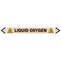 Pipe Marking Sticker-Liquid Oxygen 