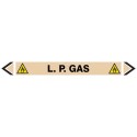Pipe Marking Sticker-L.P.Gas