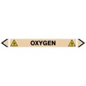 Pipe Marking Sticker-Oxygen