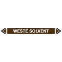 Pipe Marking Sticker-Weste Solvent
