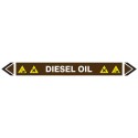 Pipe Marking Sticker-Diesel Oil